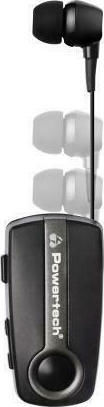 Powertech Klipp In-Ear Bluetooth-Freisprecheinrichtung Kopfhörer Revers Gray