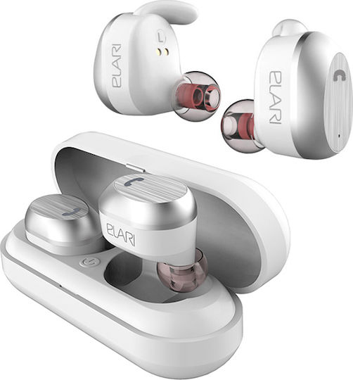 Elari NanoPods In-Ear Bluetooth-Freisprecheinrichtung Kopfhörer mit Schweißresistenz und Ladeetui Weiß