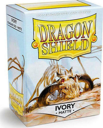 Dragon Shield Dragon Shield Matte Ivory Card Sleeves Standard Size 100τμχ Ivory DSAT-11017