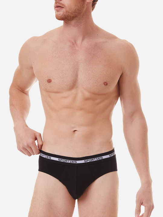 Ανδρικά Σλιπ Μαύρο / Γκρι 2Pack