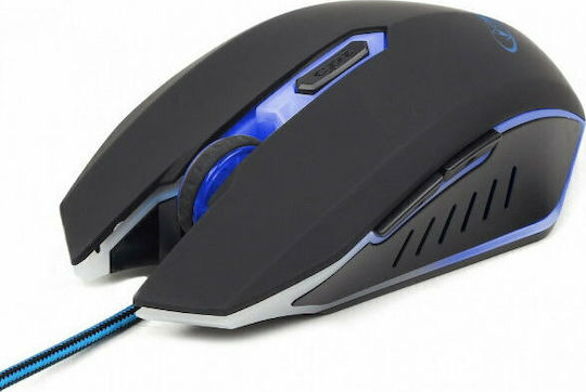 Gembird MUSG-001 RGB Геймърска Мишка Black/Blue