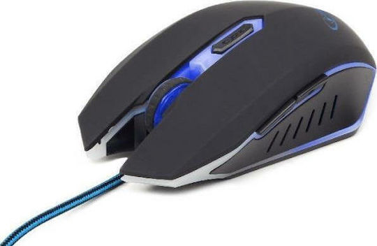 Gembird MUSG-001 RGB Геймърска Мишка Black/Blue
