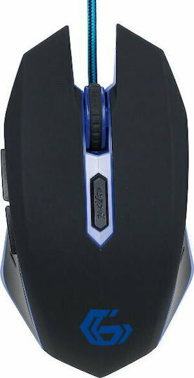 Gembird MUSG-001 RGB Геймърска Мишка Black/Blue