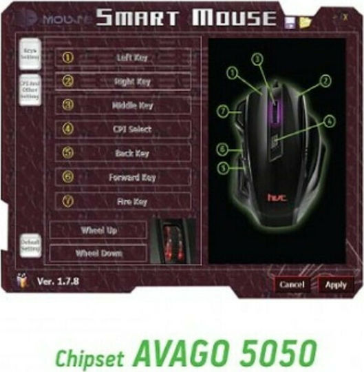 Havit GM308B Gaming Mouse Black