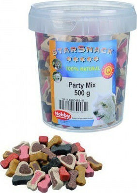 Nobby Starsnack Party Mix Biscuit Dog with Meat, Duck and Salmon 500gr 69731