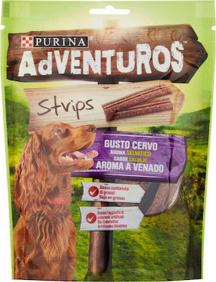 Purina Adventuros Strips με Ελάφι Stick Treat for Dogs with Deer 90gr