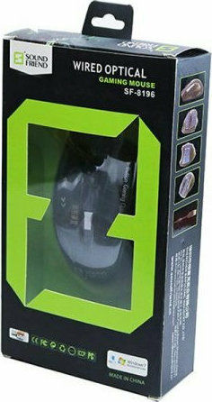 Sound Friend SF-8196 Gaming Gaming Maus Blau