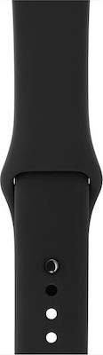 Watch Series 3 Cellular Aluminiu 38mm Rezistent la apă cu eSIM și pulsometru (Space Gray/Black Sport Band)