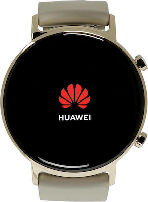 Huawei Watch GT 2 42mm Elegant Stainless Steel 42mm Waterproof with Heart Rate Monitor (Frosty White)