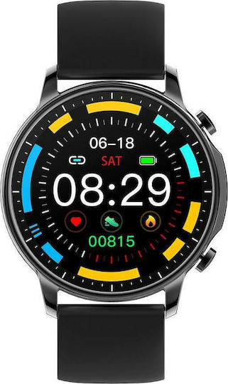 Colmi V23 Pro Smartwatch με Παλμογράφο (Μαύρο)