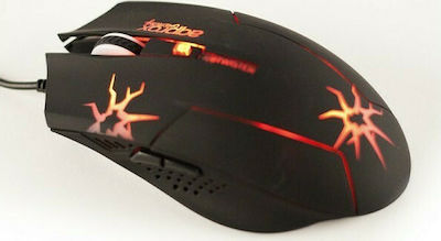 Approx Twister Laser Gaming Ποντίκι Μαύρο