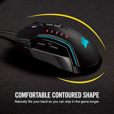 Corsair Glaive RGB Pro Геймърска Мишка 18000 DPI Черен