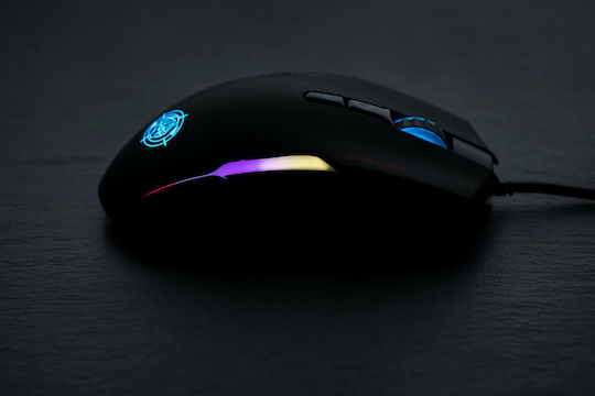 Zeroground Kennyo 2.0 RGB Gaming Ποντίκι 7200 DPI Μαύρο