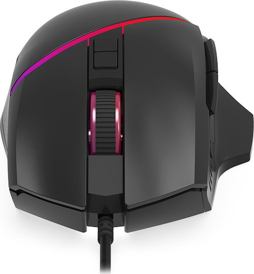 Krux Fuze Mouse RGB Gaming Mouse 12000 DPI Negru