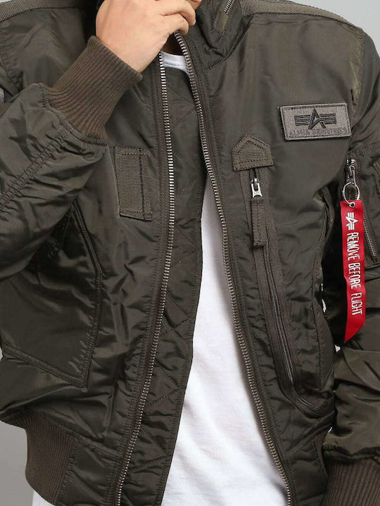 Flight Engine Winter Jacke Bomber Wasserdicht Gray