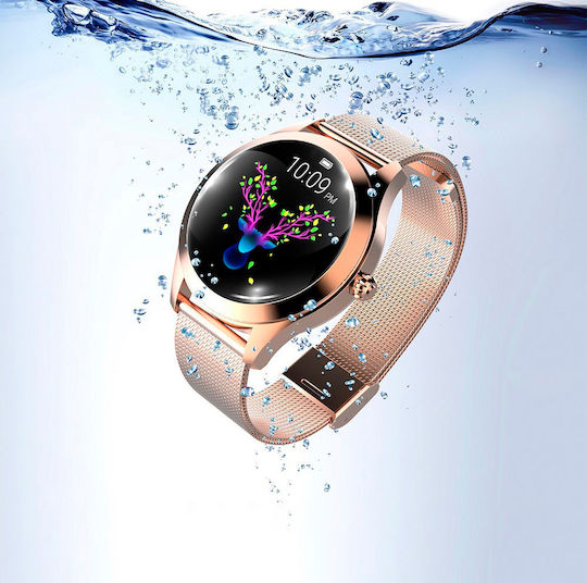 KW10 Smartwatch με Παλμογράφο (Ασημί)
