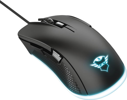 Trust GXT 922 Ybar RGB Gaming Gaming Maus 7200 DPI Schwarz