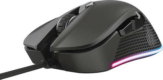 Trust GXT 922 Ybar RGB Gaming Gaming Maus 7200 DPI Schwarz