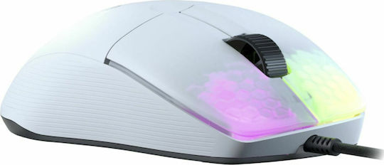 Roccat Kone Pro RGB Gaming Ποντίκι 19000 DPI Λευκό