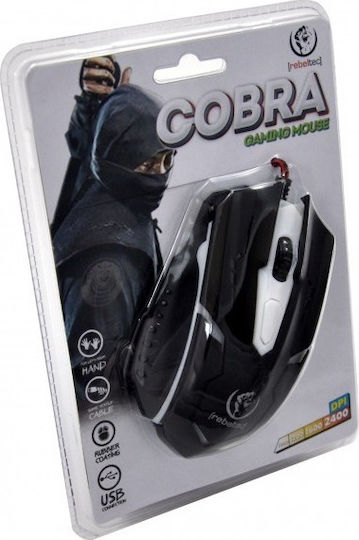 Rebeltec Cobra Gaming Ποντίκι Μαύρο