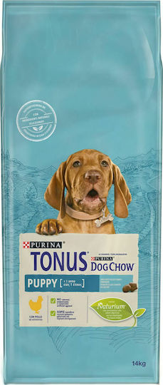 Dog Chow 14кг Суха Храна за Кученца от Малки Породи с Пилешко