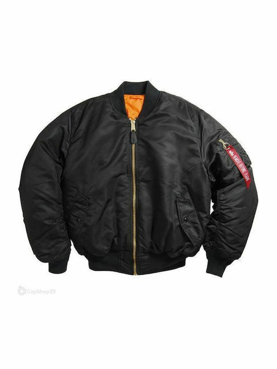 MA1 Jacket Bomber Black