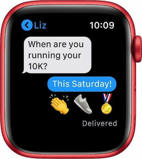 Apple Watch Series 6 Aluminium 44mm Waterproof with Heart Rate Monitor (Product Red)