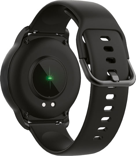 Forever Forevive 2 SB-330 Smartwatch mit Pulsmesser (Schwarz)