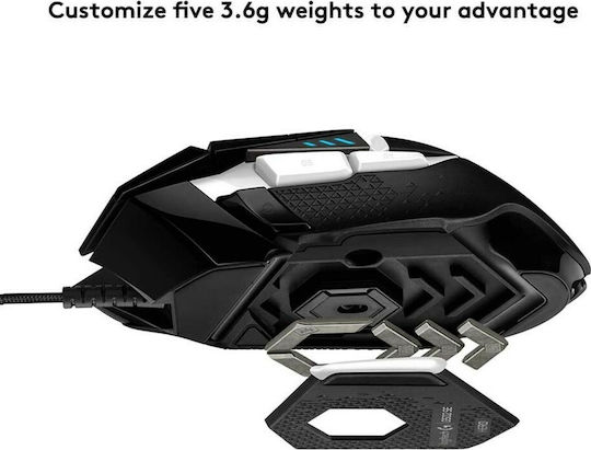 Logitech G502 Hero SE RGB Gaming Ποντίκι 16000 DPI Μαύρο