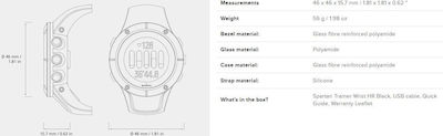 Suunto Spartan Trainer Wrist HR 46mm Waterproof Smartwatch with Heart Rate Monitor (Blue)