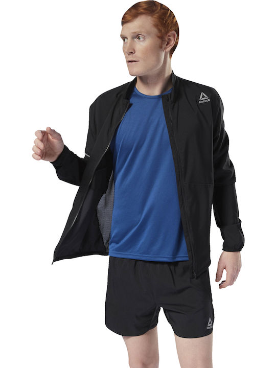 Reebok Men's Sport Jacket Windproof Black