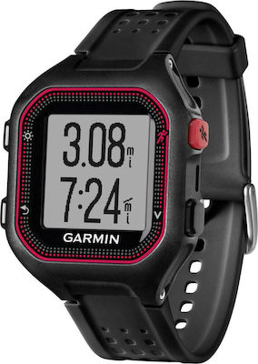 Garmin Forerunner 25 40mm Smartwatch (Black/Red)