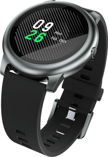 Haylou Solar LS05 45mm Smartwatch με Παλμογράφο (Μαύρο)
