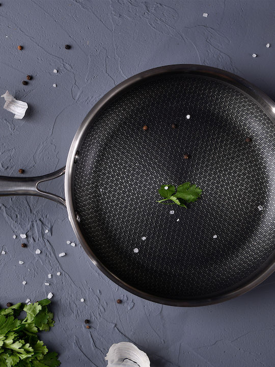 MasterPro Hi-Tech3 Pan made of Stainless Steel with Non-Stick Coating 28cm