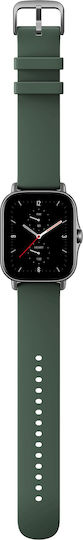 Amazfit GTS 2e Aluminium 43mm Αδιάβροχο Smartwatch με Παλμογράφο (Moss Green)