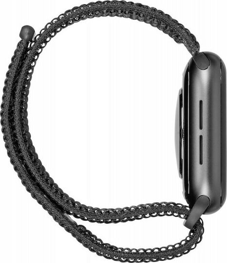 Apple Watch Series 4 Nike Aluminium 44mm Αδιάβροχο με Παλμογράφο (Grey Loop)