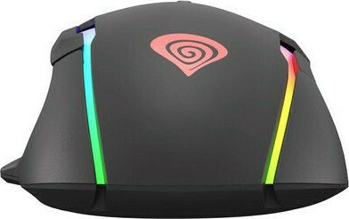 Genesis Xenon 220 G2 RGB Геймърска Мишка 6400 DPI Черен