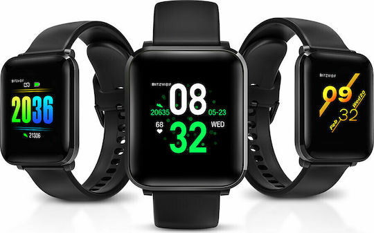 BlitzWolf BW-HL1 Waterproof Smartwatch with Heart Rate Monitor (Black)
