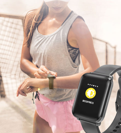 BlitzWolf BW-HL1 Waterproof Smartwatch with Heart Rate Monitor (Black)