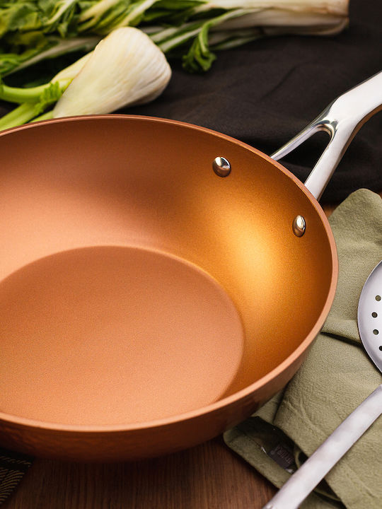 San Ignacio Origen Wok made of Aluminum with Non-Stick Coating 28cm