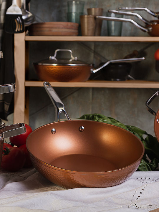 San Ignacio Origen Wok made of Aluminum with Non-Stick Coating 28cm