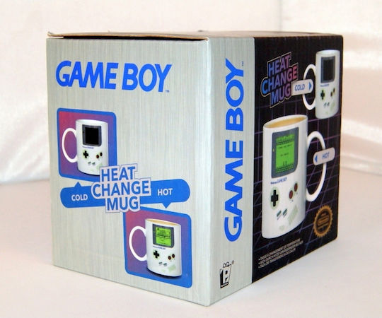 Paladone Nintendo Game Boy Heat Change Ceramic White Mug 300ml