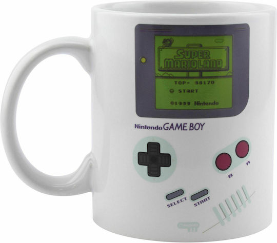 Paladone Nintendo Game Boy Heat Change Ceramic White Mug 300ml