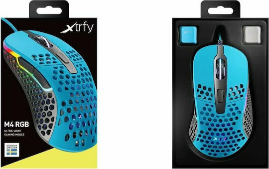 Xtrfy M4 RGB Gaming Mouse 16000 DPI Miami Blue