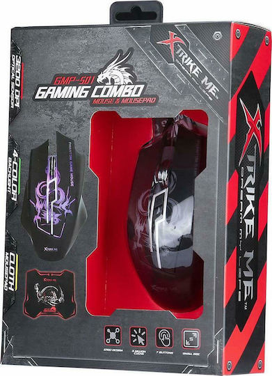 Xtrike Me GMP-501 Gaming Mouse 3200 DPI Negru