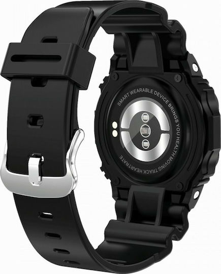 MaxCom FW22 Smartwatch με Παλμογράφο (Μαύρο)