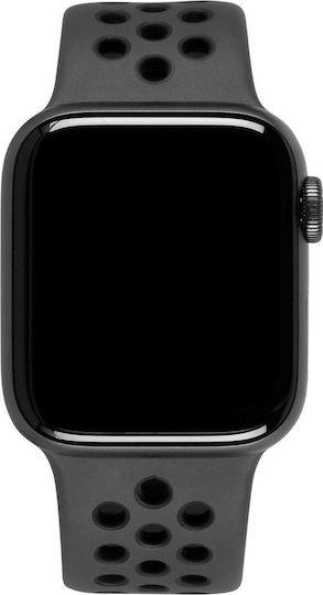 Apple Watch Series 6 Nike Aluminium 44mm Wasserdicht mit Pulsmesser (Black)