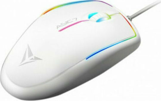 Alcatroz ASIC 7 RGB FX Gaming Gaming Maus Weiß