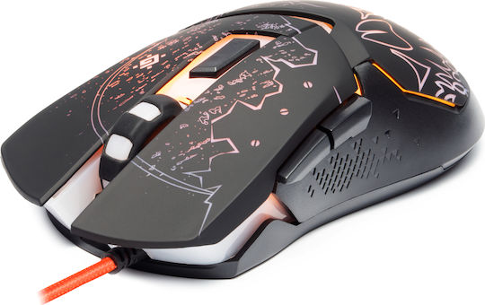 Defender Alfa GM-703L RGB Геймърска Мишка 3200 DPI Черен