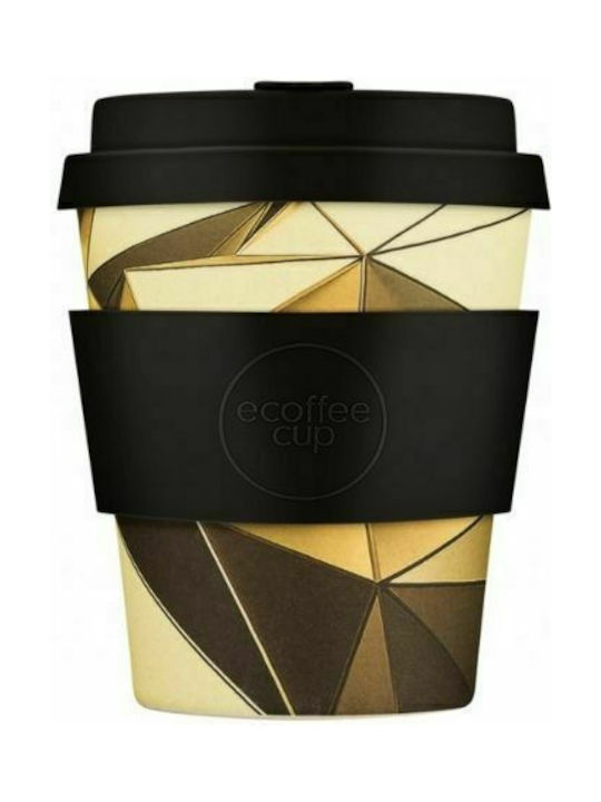 Ecoffee Cup Swanston & Collins Κούπα Μπαμπού με Καπάκι Μπεζ 250ml